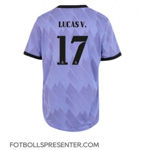 Real Madrid Lucas Vazquez #17 Borta Matchtröja Dam 2022-23 Kortärmad